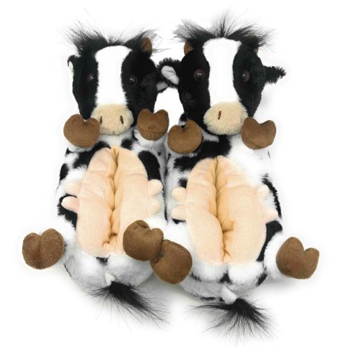 Howdy Cow Womens Slippers