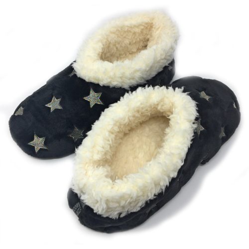 The Starz Black Slippers for Women