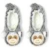 Monkey Around Plush Slippers for Women