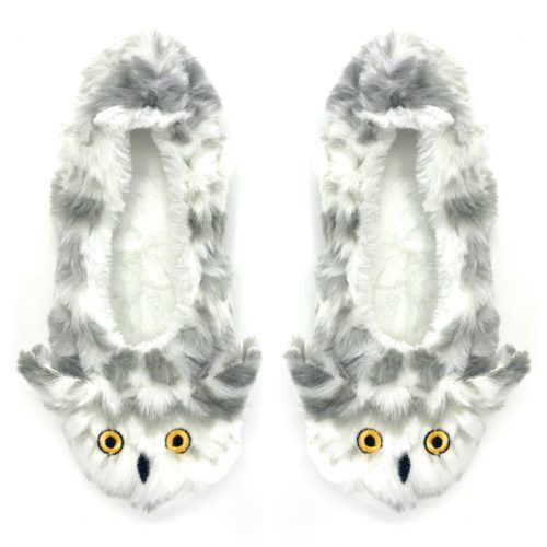 Owl Right Plush Slippers for Women