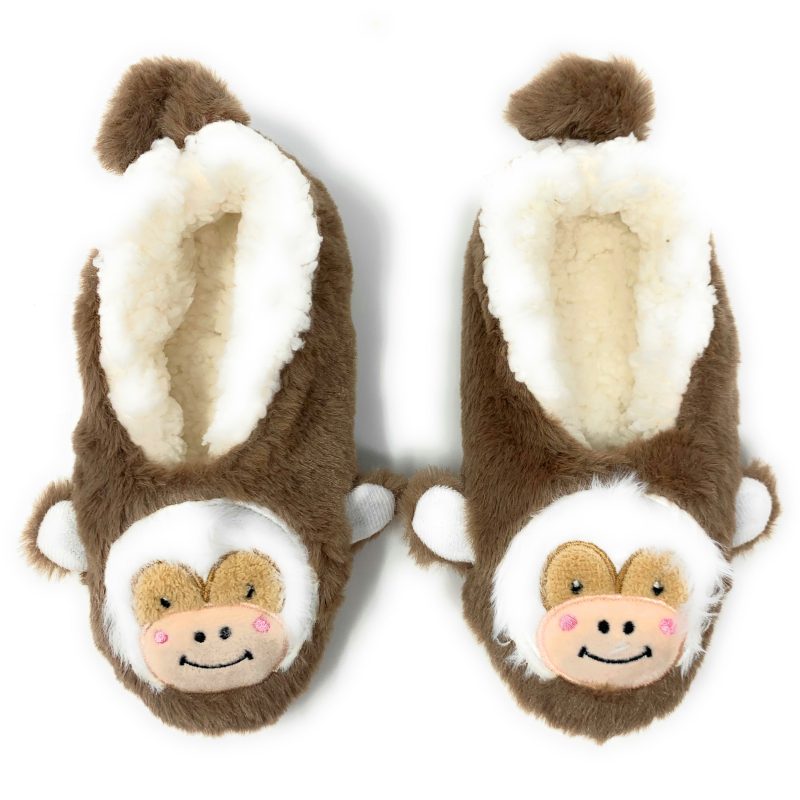 Let's Monkey Slippers for Women