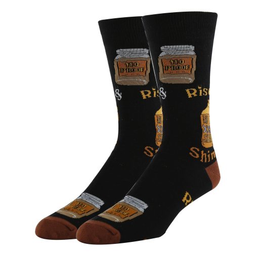 Moonshine Socks | Funny Crew Socks for Men