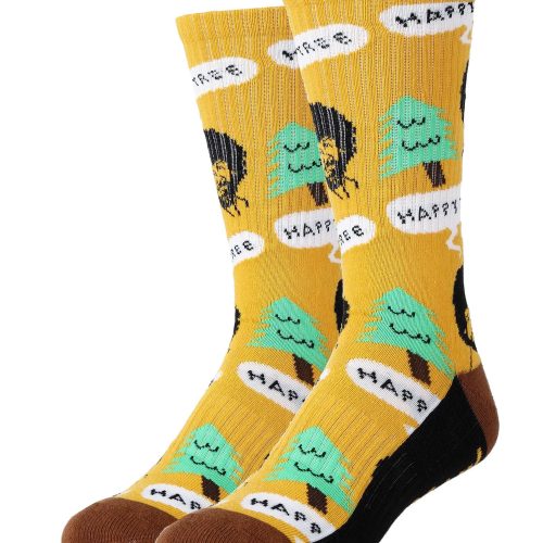 Bob Ross Happy Tree Athletic Socks | Fun Socks