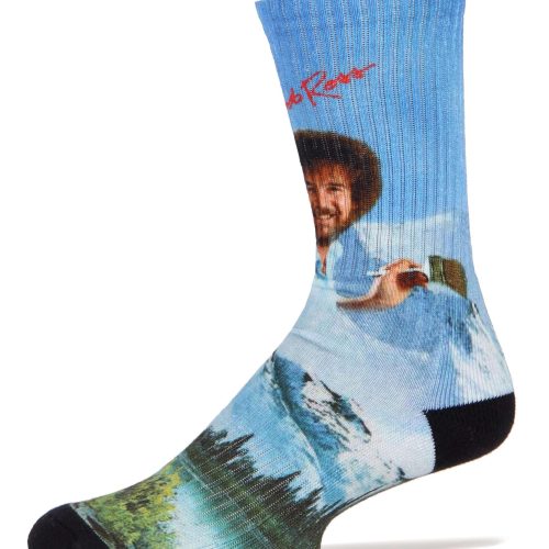 Bob Ross Basics Unisex Novelty Crew Socks