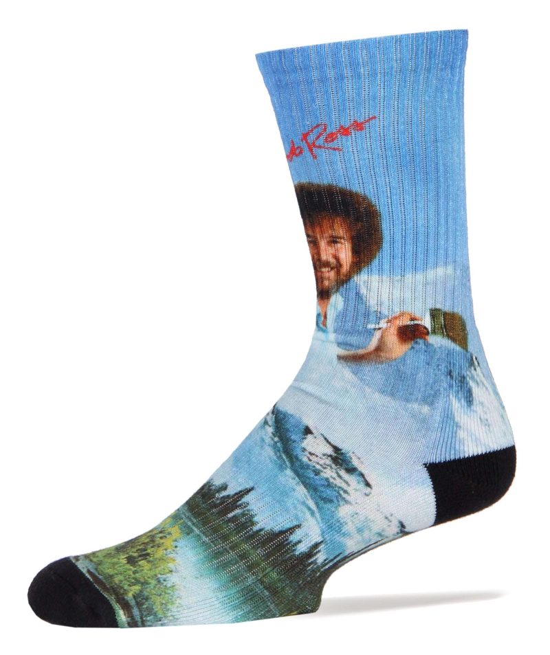 Bob Ross Basics Unisex Novelty Crew Socks