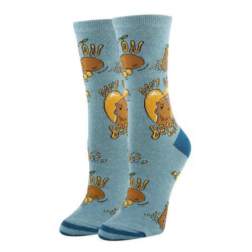 Be Capy Socks | Funny Crew Socks for Women